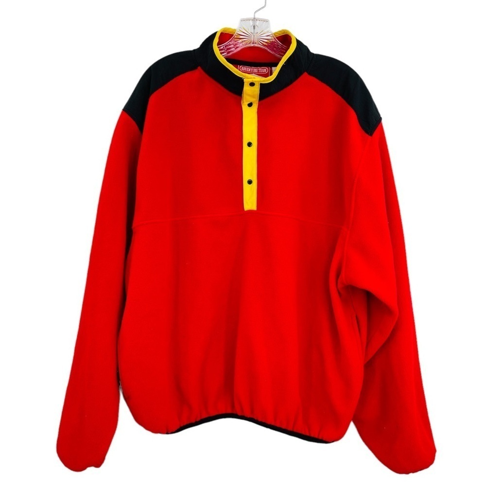 Vintage Marlbro quarter snap fleece‎ pullover unisex size XL
